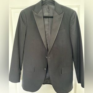 Jcrew seersucker tuxedo jacket